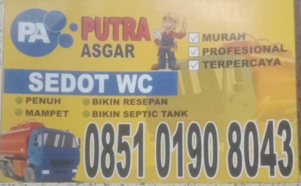 Sedot WC Putra Asgar Bandung | Sedot WC Terdekat Bandung | Jasa Sedot WC Bandung | 085101908043