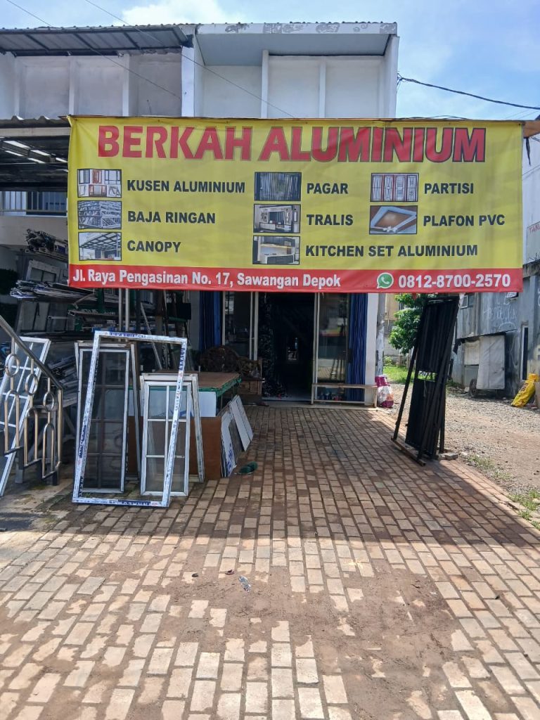 Toko Alumunium Hasan Husen Depok | Toko Alumunium Murah Depok | Toko Berkah Alumunium Depok | Spesialis Toko Alumunium Depok | 081280808550