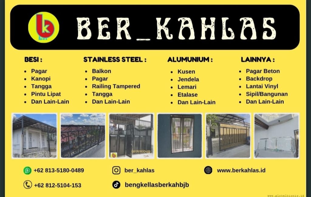Bengkel Las Banjarbaru | Kanopi Banjarbaru | Spesialis Kanopi Banjarbaru | Ber_kahlas Banjarbaru | 081351800489

