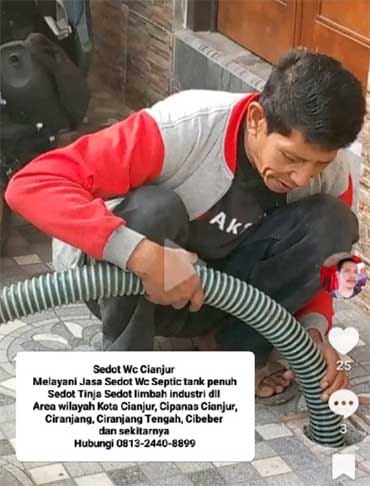 Jasa Sedot WC Cianjur Cipanas | Sedot WC Terdekat Cianjur Cipanas | 081324408899