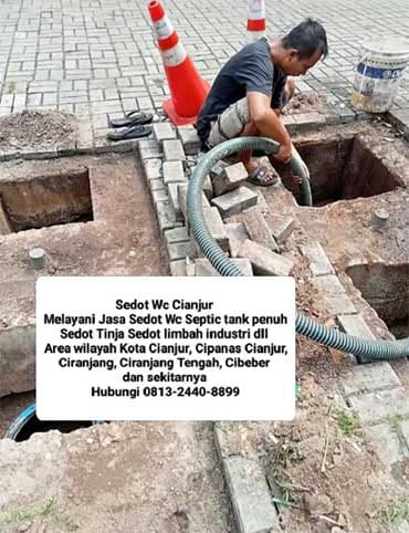 Jasa Sedot WC Cianjur Cipanas | Sedot WC Terdekat Cianjur Cipanas | 081324408899