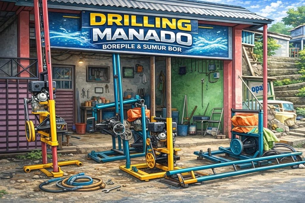 Bor Pile Sulawesi Utara | Bor Air Manado Sulawesi Utara | Bor Sumur Dalam dan Bor Pile Manado | 085395644440