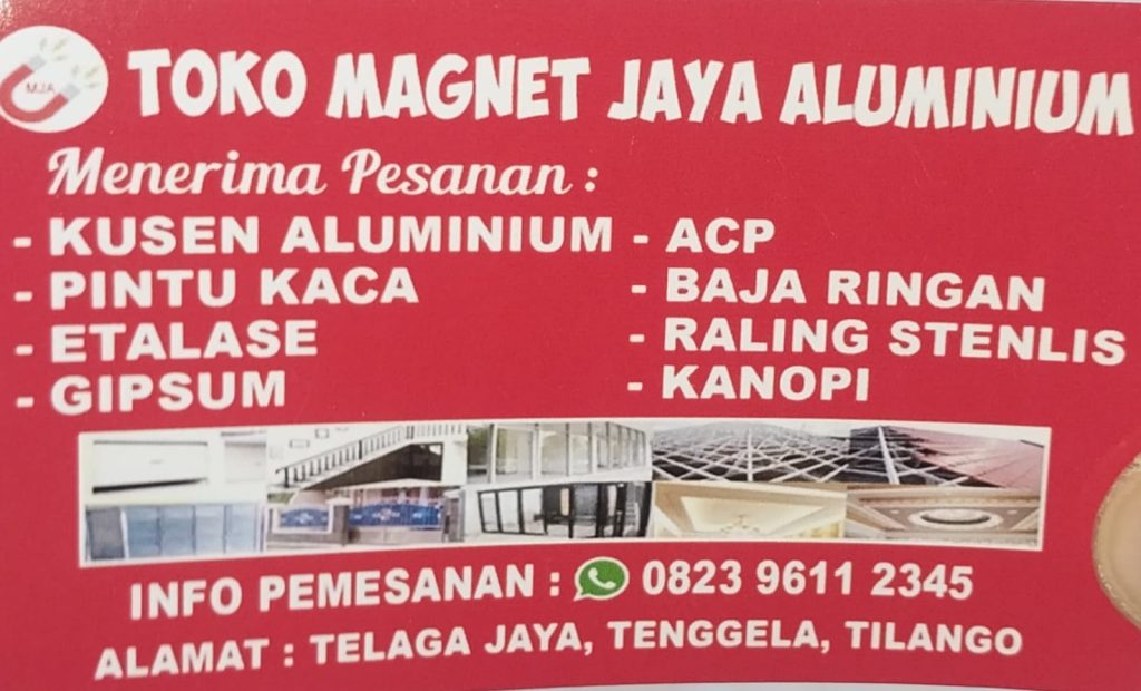 CV. Magnet Jaya Alumunium | Kusen Alumunium Gorontalo | Kusen Alumunium Murah Gorontalo | Pemasangan Kusen Gorontalo | 082396112345