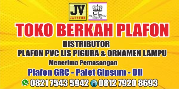Toko Berkah Plafon Jambi | Distributor Plafon PVC Jambi | Plafon PVC Terdekat Jambi | 082175435942 