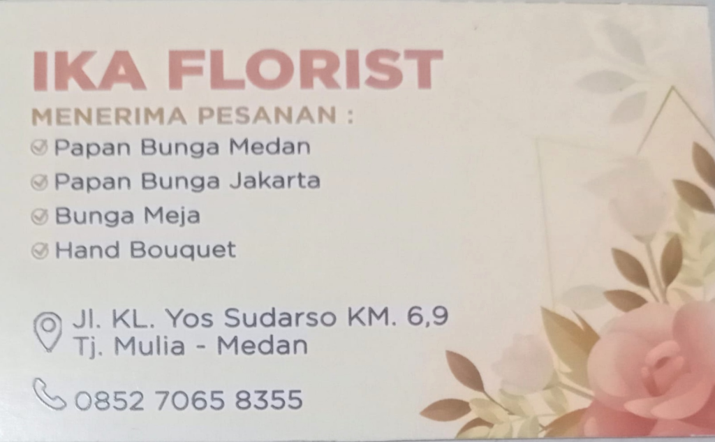Ika Florist Medan | Papan Bunga Medan | Toko Bunga Papan Medan | Papan Bunga Murah Tanjung Mulia | 085270658355